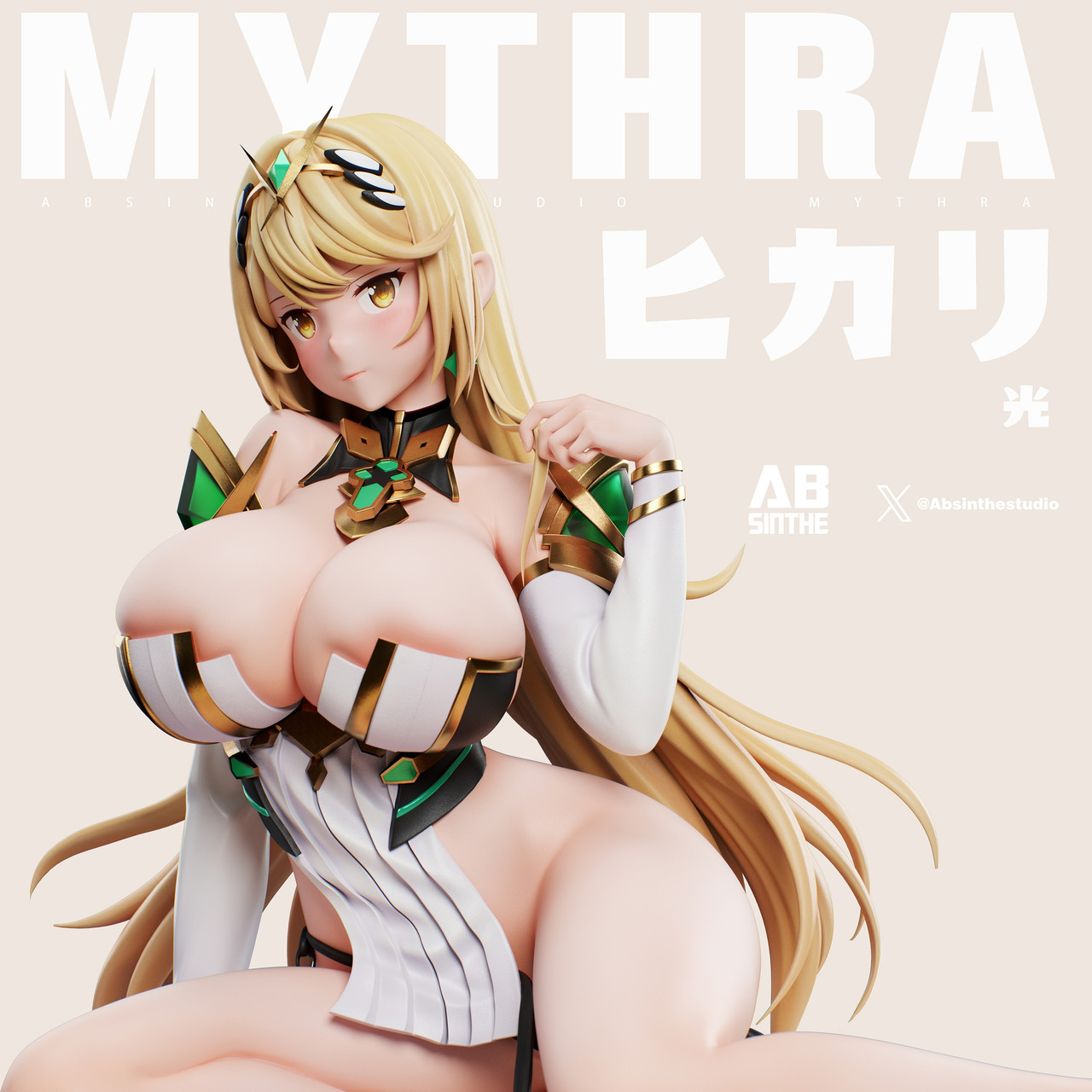 Xenoblade Chronicles 2 – Mythra 1/6 Scale TOPGK Statue EX Version – ABsinthe Studio - Image 8