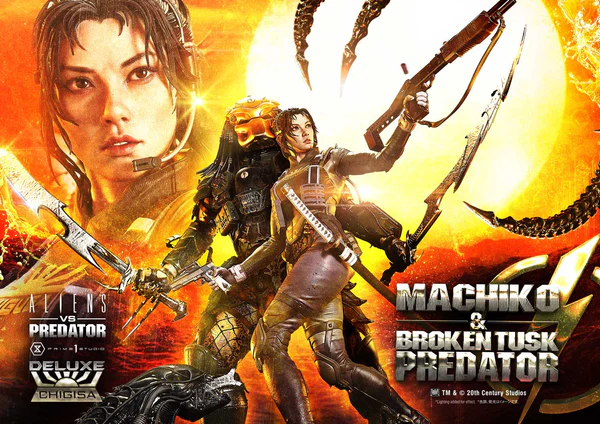 Prime 1 Studio Alien vs. Predator Machiko Broken Tusk Predator