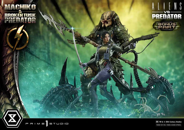 Prime 1 Studio Alien vs. Predator Machiko Broken Tusk Predator