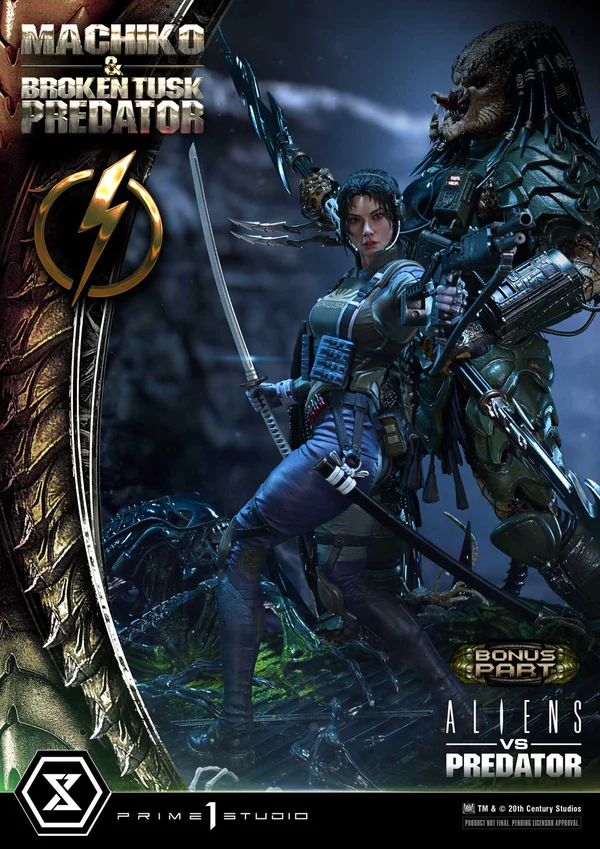 Prime 1 Studio Alien vs. Predator Machiko Broken Tusk Predator