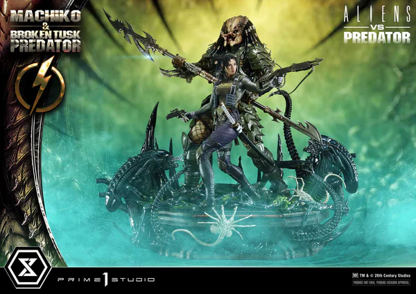 Prime 1 Studio Alien vs. Predator Machiko Broken Tusk Predator