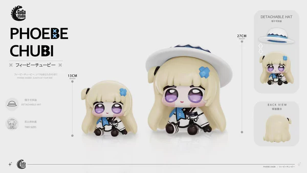 GUGA Studio - Wuthering Waves Phoebe Chibi 1/6 & 1/4 Scale Limited Edition Statue - Image 4