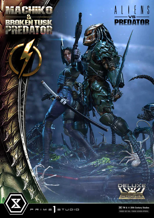 Prime 1 Studio Alien vs. Predator Machiko Broken Tusk Predator