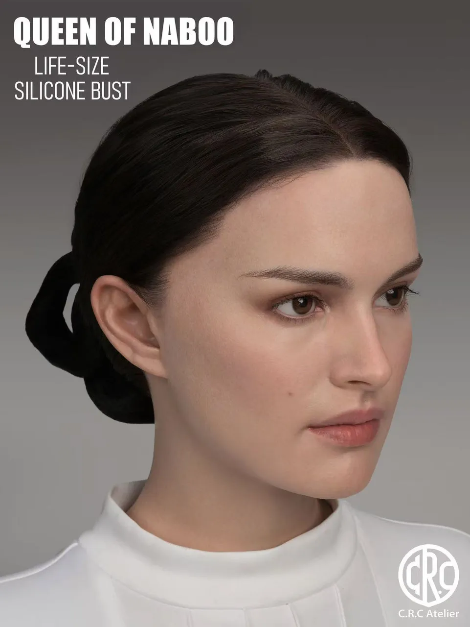 C.R.C Atelier Studio Natalie Portman Lifesize Silicone Bust