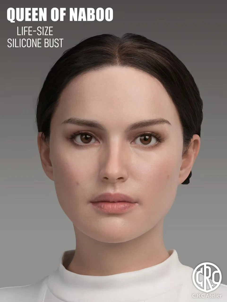 C.R.C Atelier Studio Natalie Portman Lifesize Silicone Bust