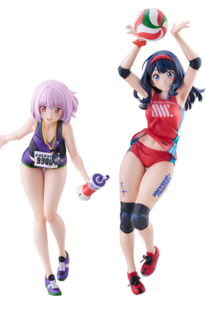 Alternative view of FuRyu - Gridman Universe: Rikka Takarada & Akane Shinjo - Sports Wear Ver. TENITOL TALL Special Set (Limited + Bonus)