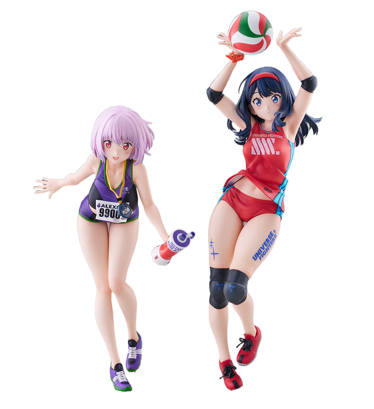 FuRyu - Gridman Universe: Rikka Takarada & Akane Shinjo - Sports Wear Ver. TENITOL TALL Special Set (Limited + Bonus) - Image 2