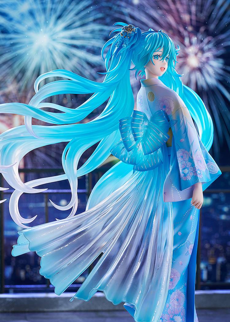 GSC - Character Vocal Series 01 Hatsune Miku Music x Fire Works Ver. 1/7 Scale Figure(Licensed) - Image 5