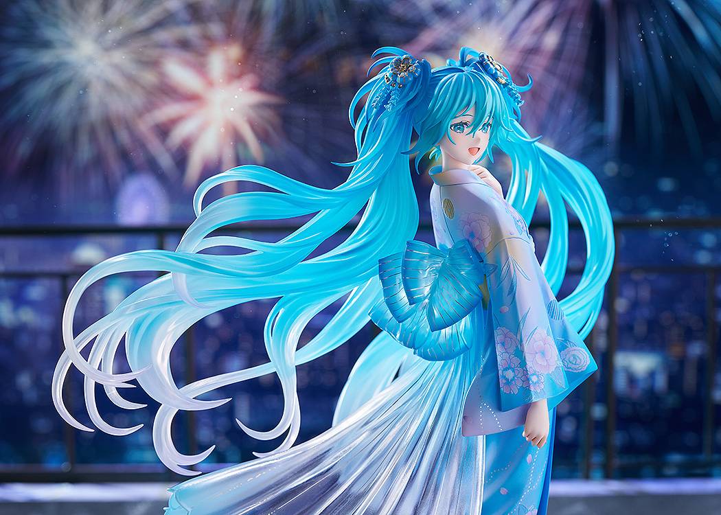 GSC - Character Vocal Series 01 Hatsune Miku Music x Fire Works Ver. 1/7 Scale Figure(Licensed) - Image 6