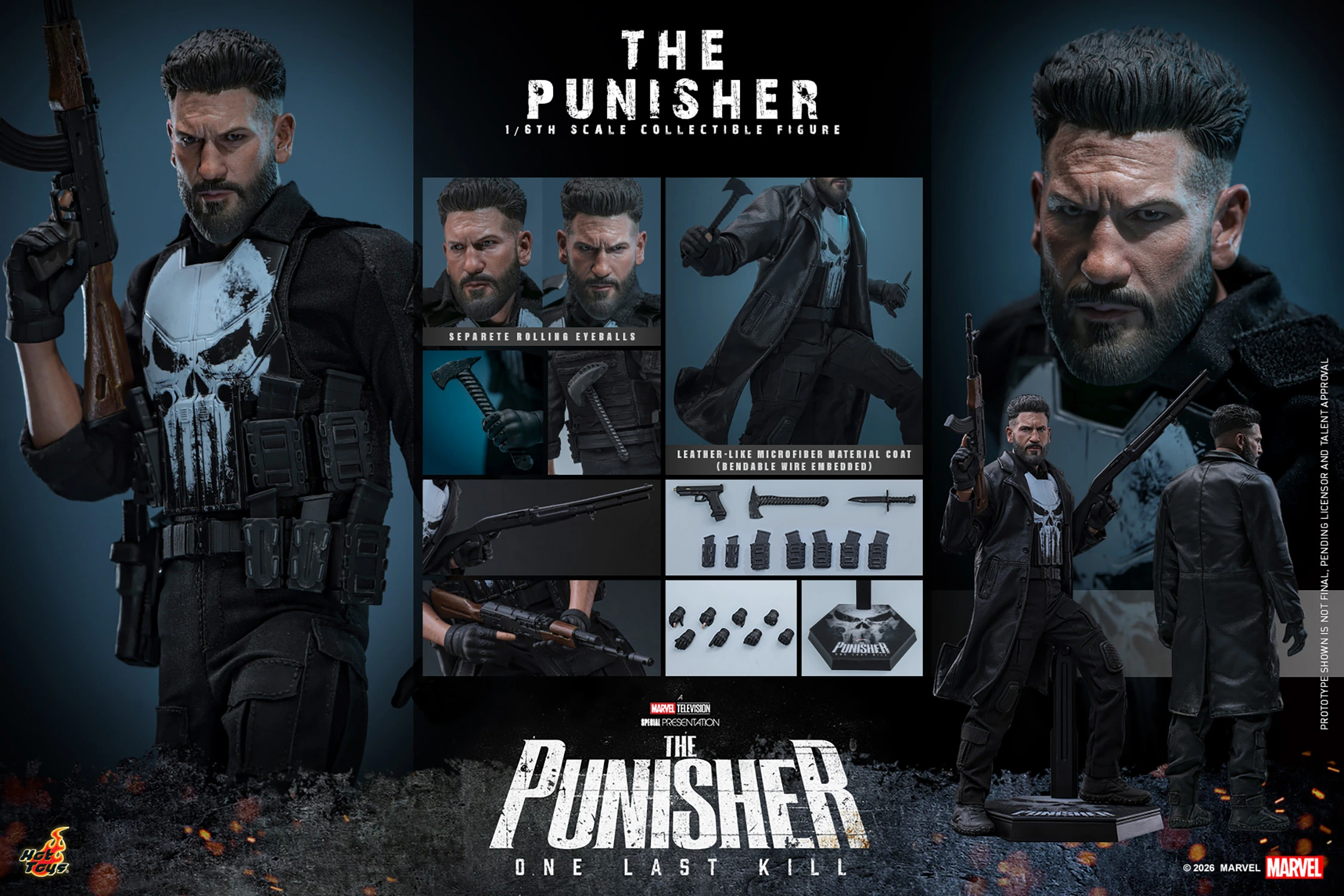 Hot Toys – The Punisher: One Last Kill 1/6 Scale Collectible Figure TMS190(Licensed)