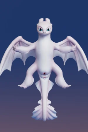 Tian Qi Studio – Light Fury How to Train Your Dragon