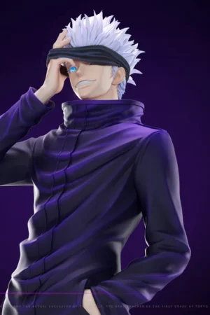 Alternative view of jujutsu Kaisen – Satoru Gojo 1/6 Scale Resin Statue  – ShowMaker Studio