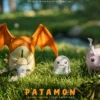 vzai Studio Digimon Patamon Tailmon Salamon Tokomon Nyaromon Poyomon