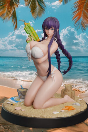 Crow Studio - Busujima Saeko Swimsuit 1/7 GK Statue