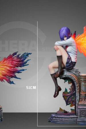 HERA Studio × Night Wing Studio – Touka Kirishima Tokyo Ghoul LED Resin Statue (1/6 & 1/4 Scale)