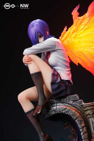 HERA Studio × Night Wing Studio – Touka Kirishima Tokyo Ghoul LED Resin Statue (1/6 & 1/4 Scale)