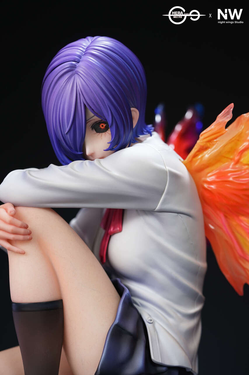 HERA Studio × Night Wing Studio – Touka Kirishima Tokyo Ghoul LED Resin Statue (1/6 & 1/4 Scale)