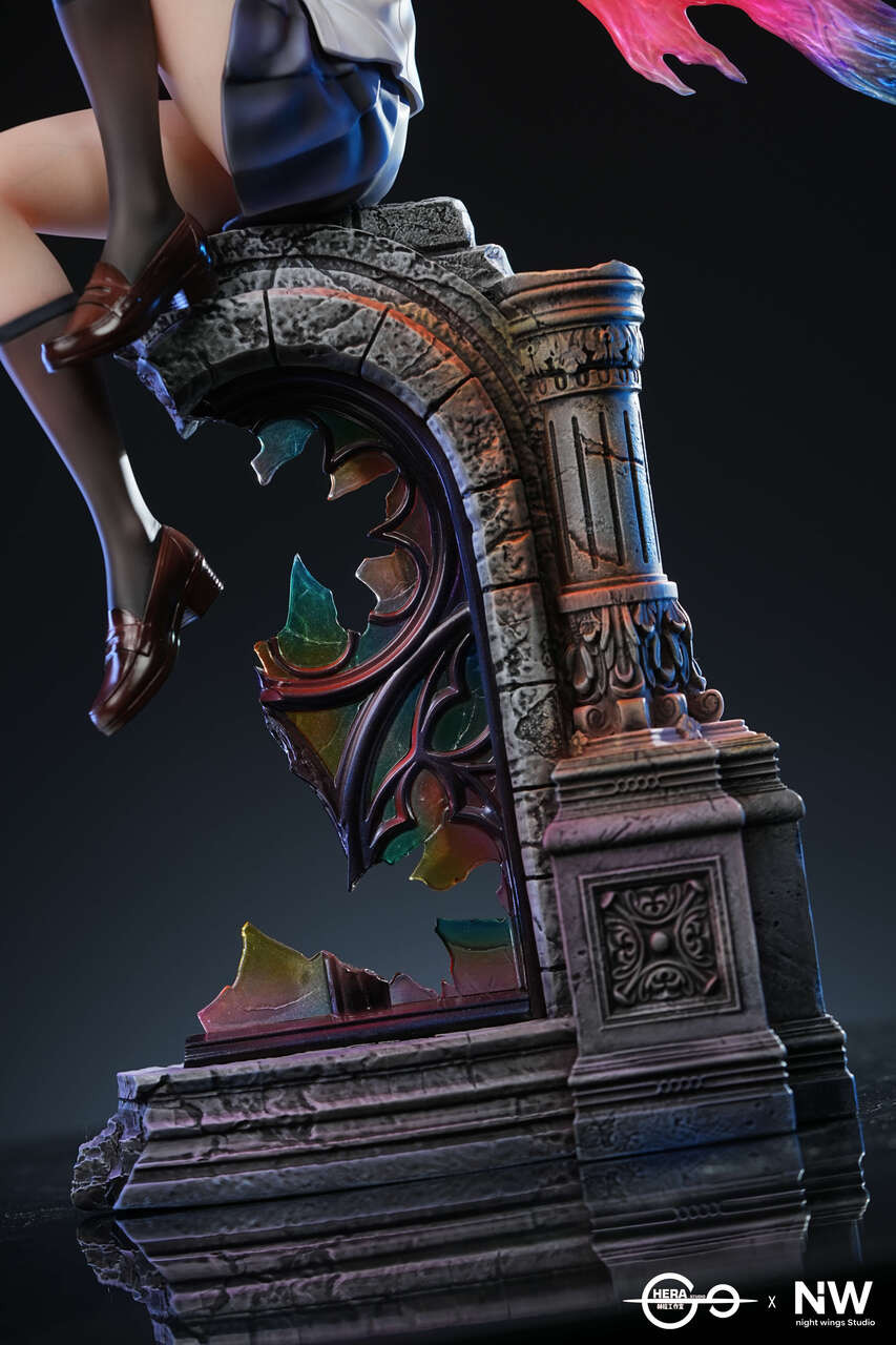HERA Studio × Night Wing Studio – Touka Kirishima Tokyo Ghoul LED Resin Statue (1/6 & 1/4 Scale)