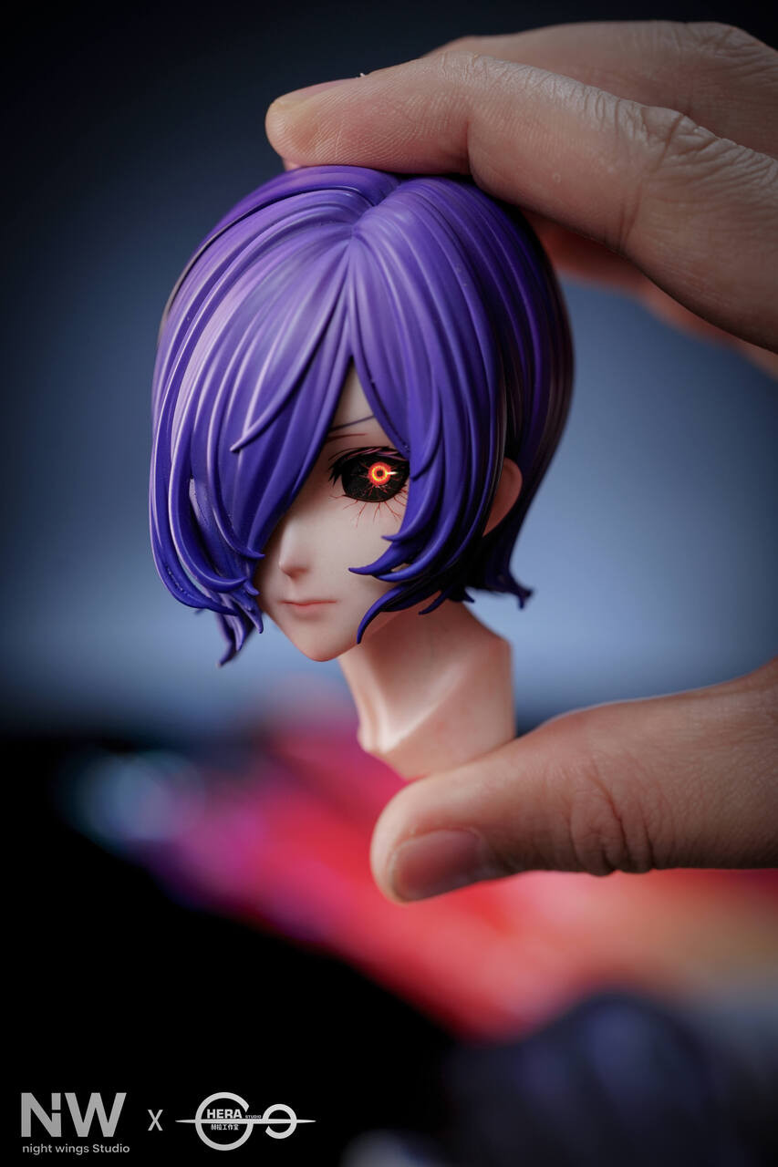 HERA Studio × Night Wing Studio – Touka Kirishima Tokyo Ghoul LED Resin Statue (1/6 & 1/4 Scale)