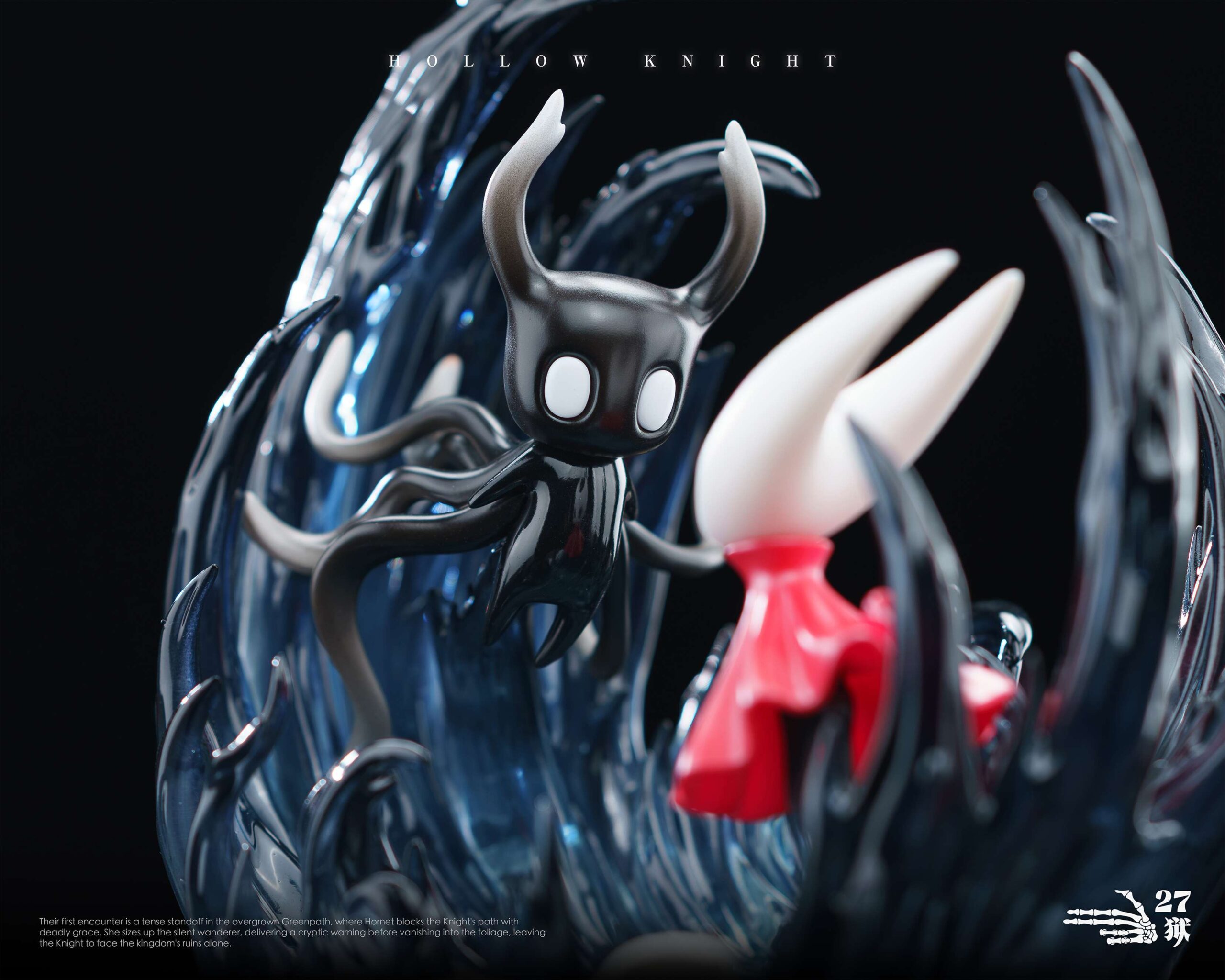 27abyss Studio Hollow Knigh Hornet & The Knight Statue