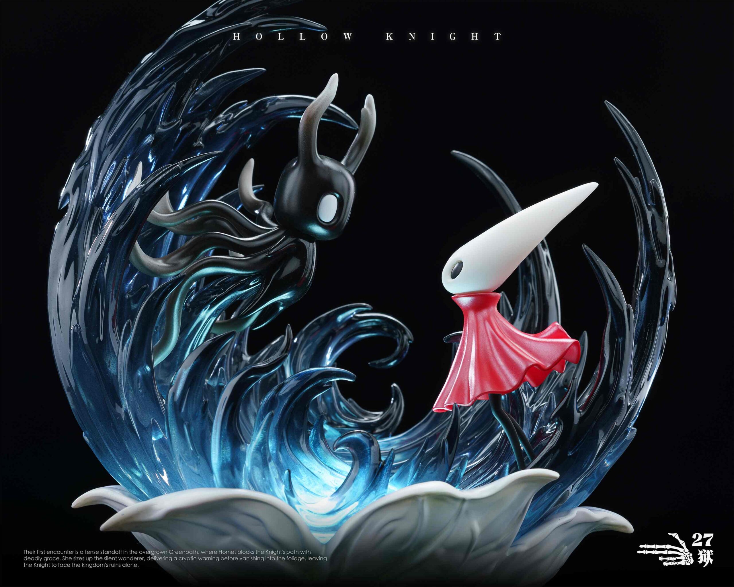 27abyss Studio Hollow Knigh Hornet & The Knight Statue
