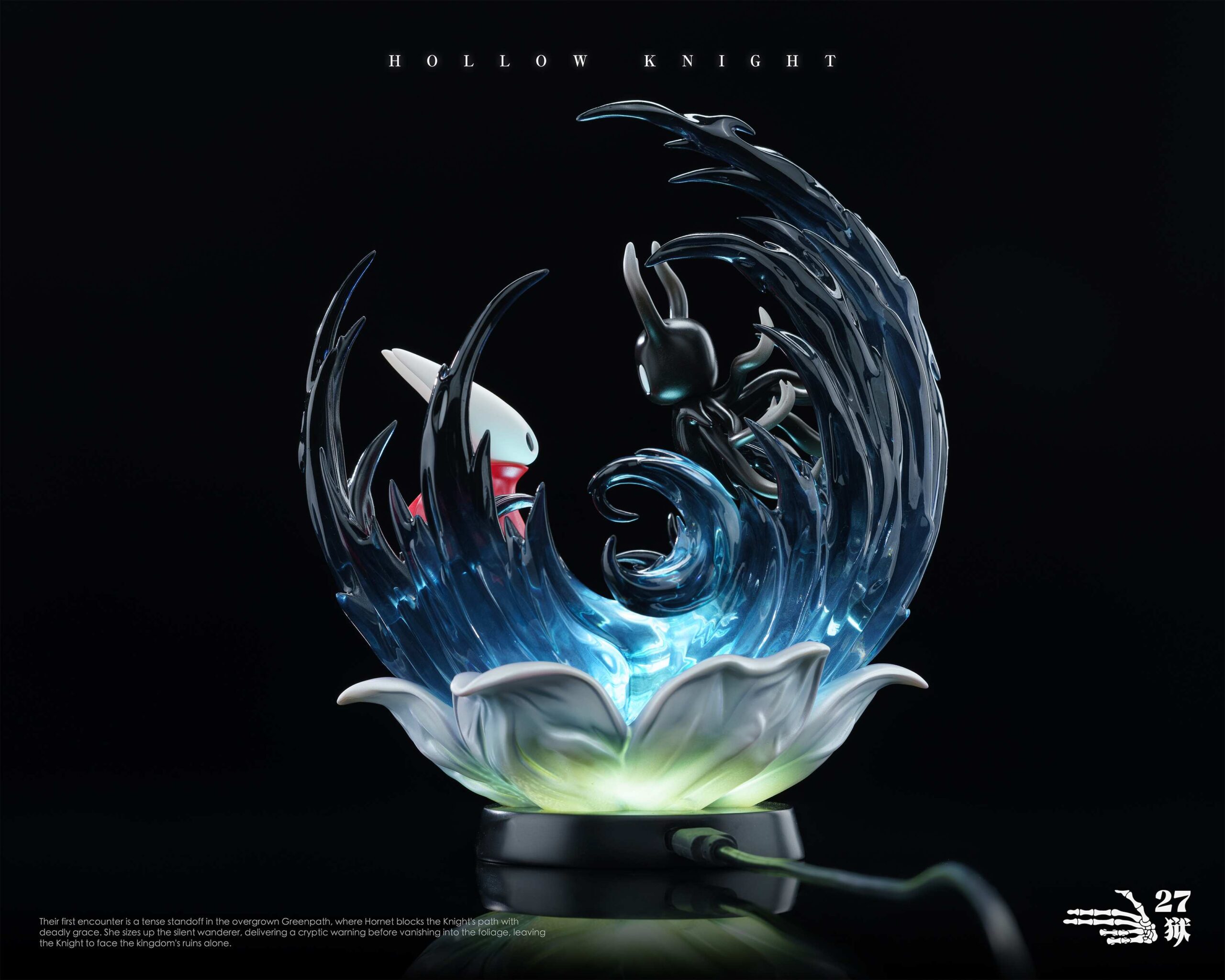 27abyss Studio Hollow Knigh Hornet & The Knight Statue