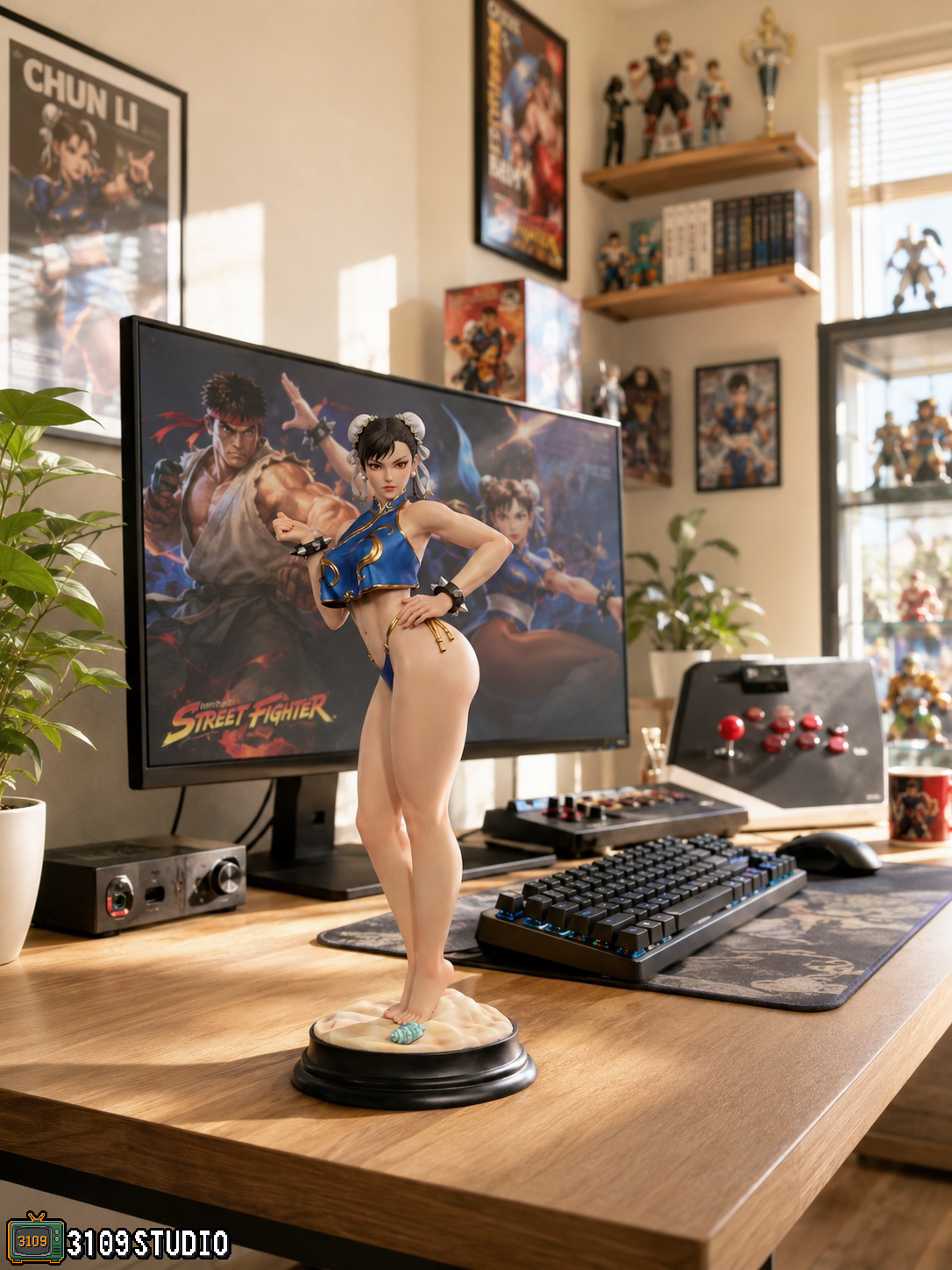 3109 Studio Street Fighter Chun-Li Statue