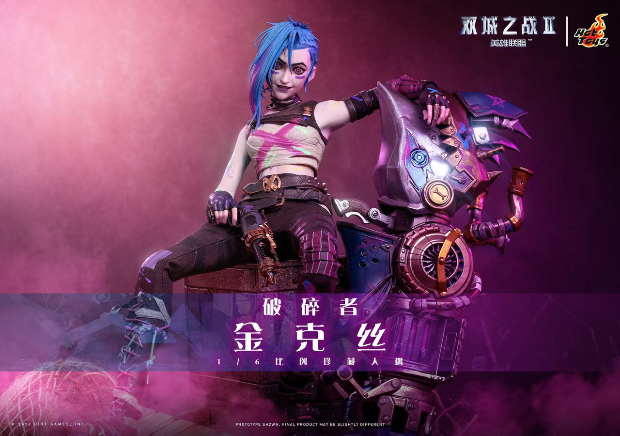 Arcane Season 2 -Jinx 1/6 Collectible TOPGK Figure – Hot Toys - Image 5