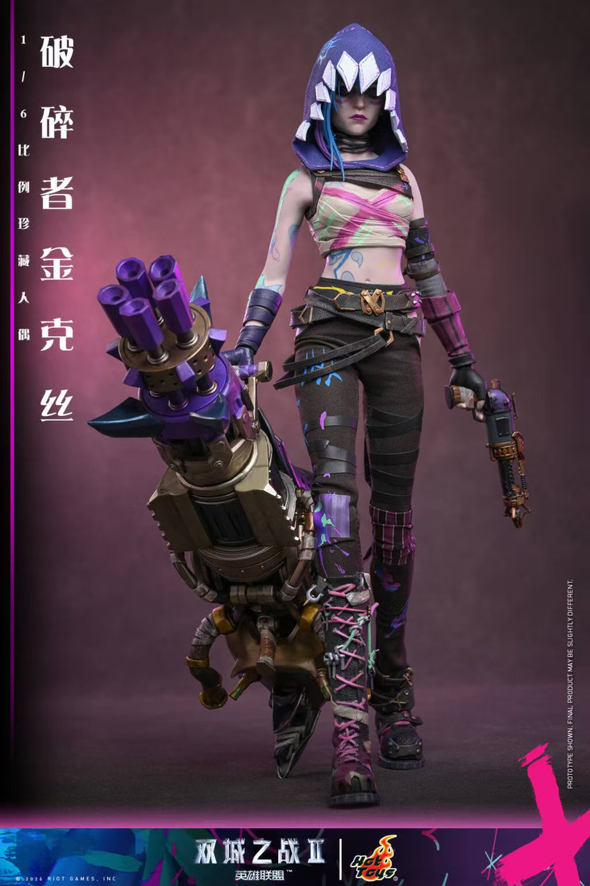 Arcane Season 2 -Jinx 1/6 Collectible TOPGK Figure – Hot Toys - Image 2