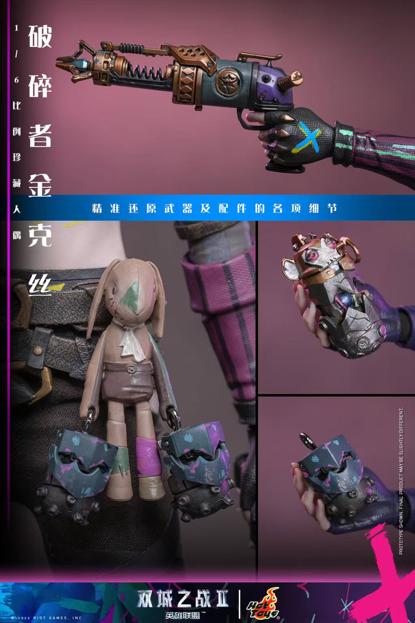 Arcane Season 2 -Jinx 1/6 Collectible TOPGK Figure – Hot Toys - Image 9