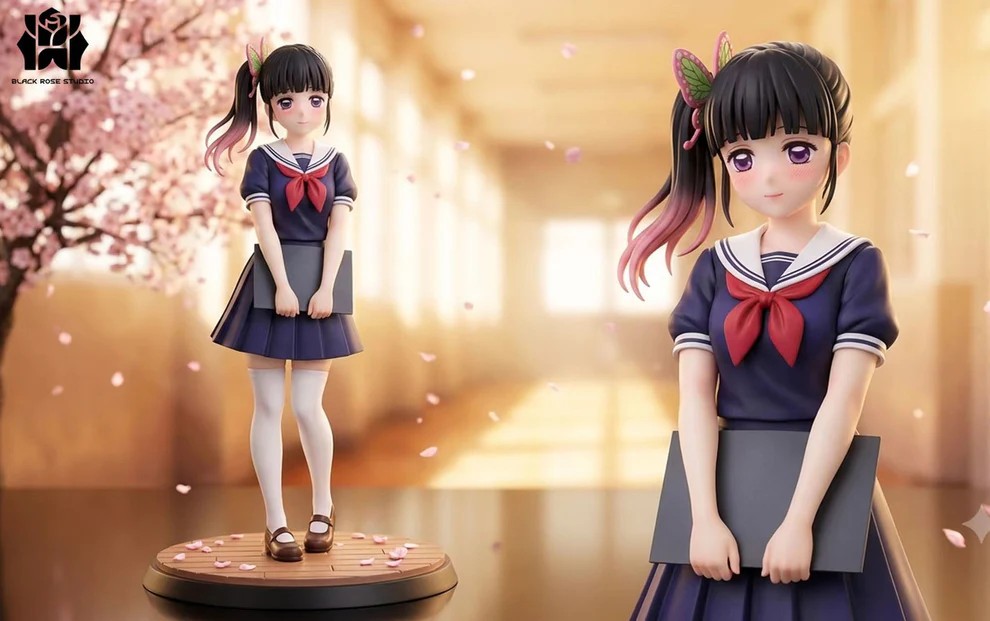 BLACK ROSE Studio - Demon Slayer Kanao Tsuyuri X Kanae Kocho Statue