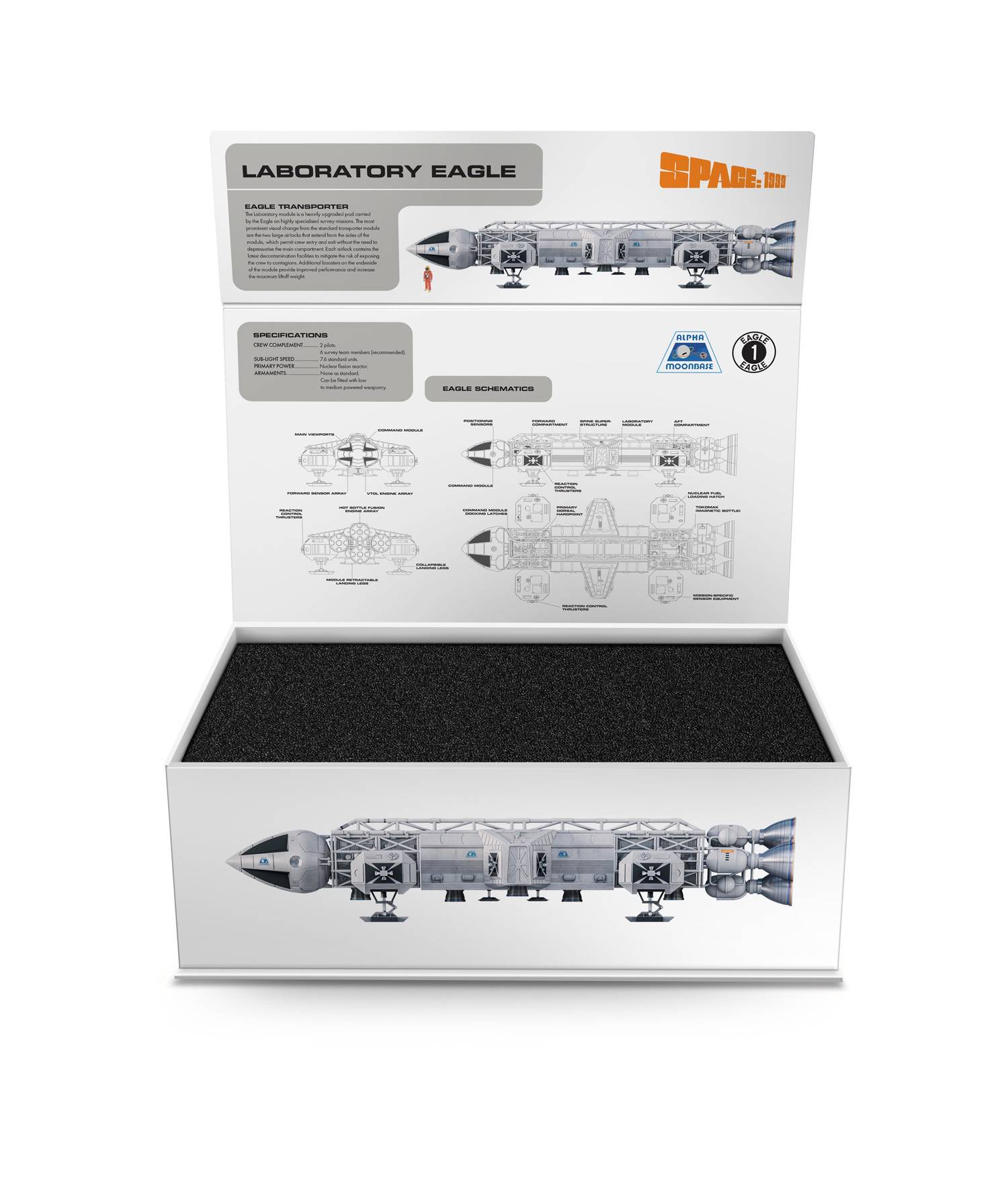 Bellfine Space: 1999 Eagle Lab Pod Die-Cast Model