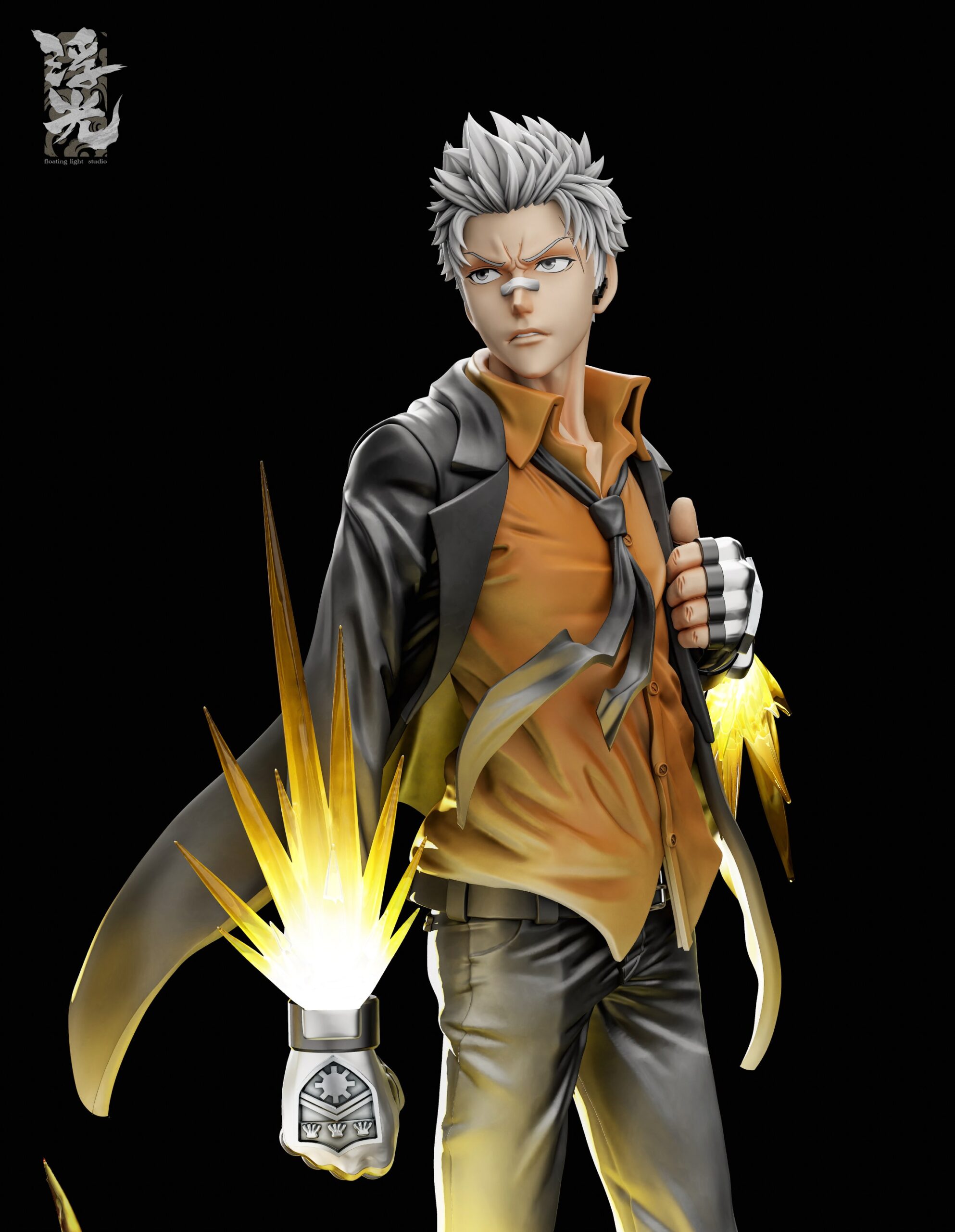 Bending Light Studio Katekyo Hitman Reborn! Sasagawa Ryohei Statue