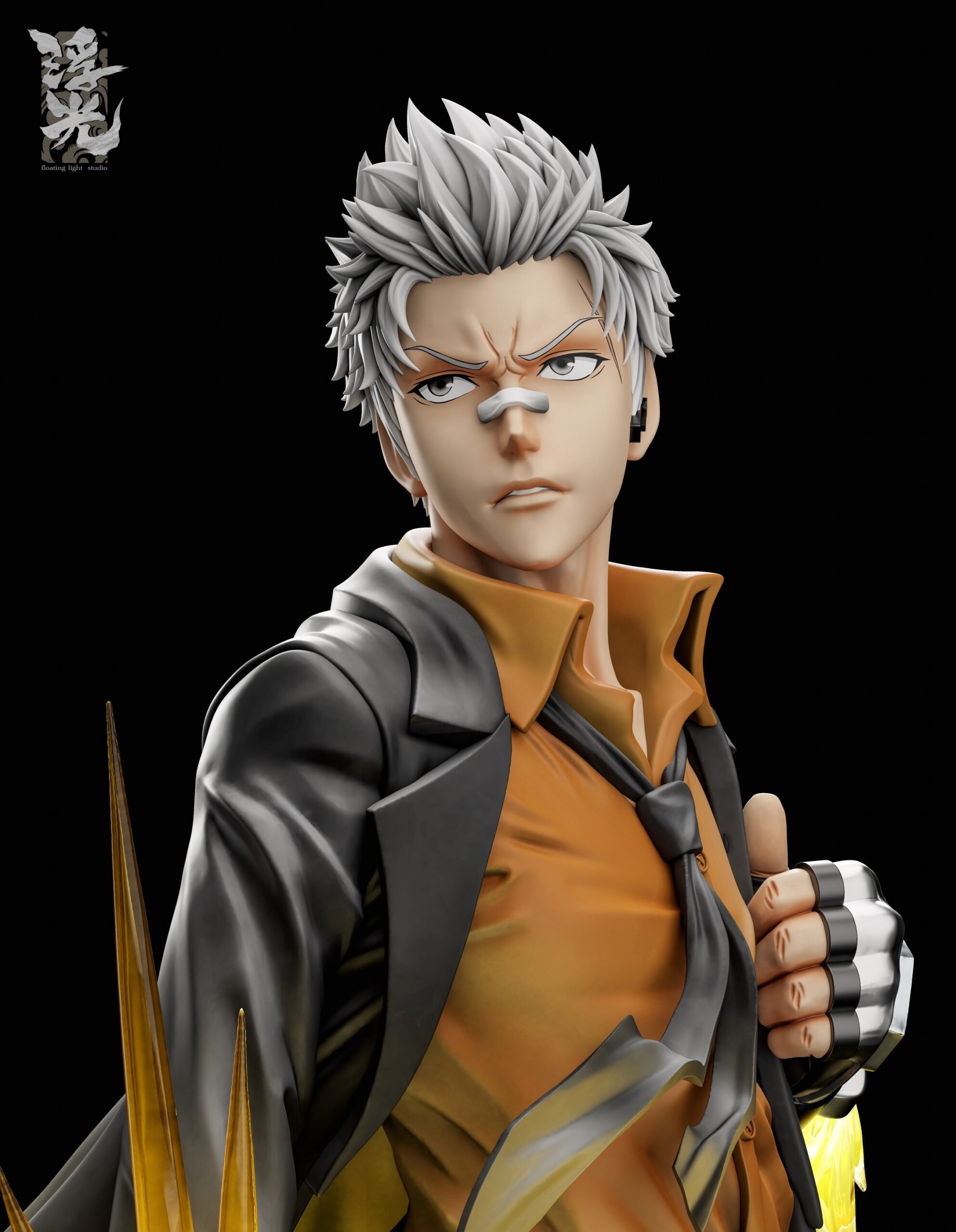 Bending Light Studio Katekyo Hitman Reborn! Sasagawa Ryohei Statue