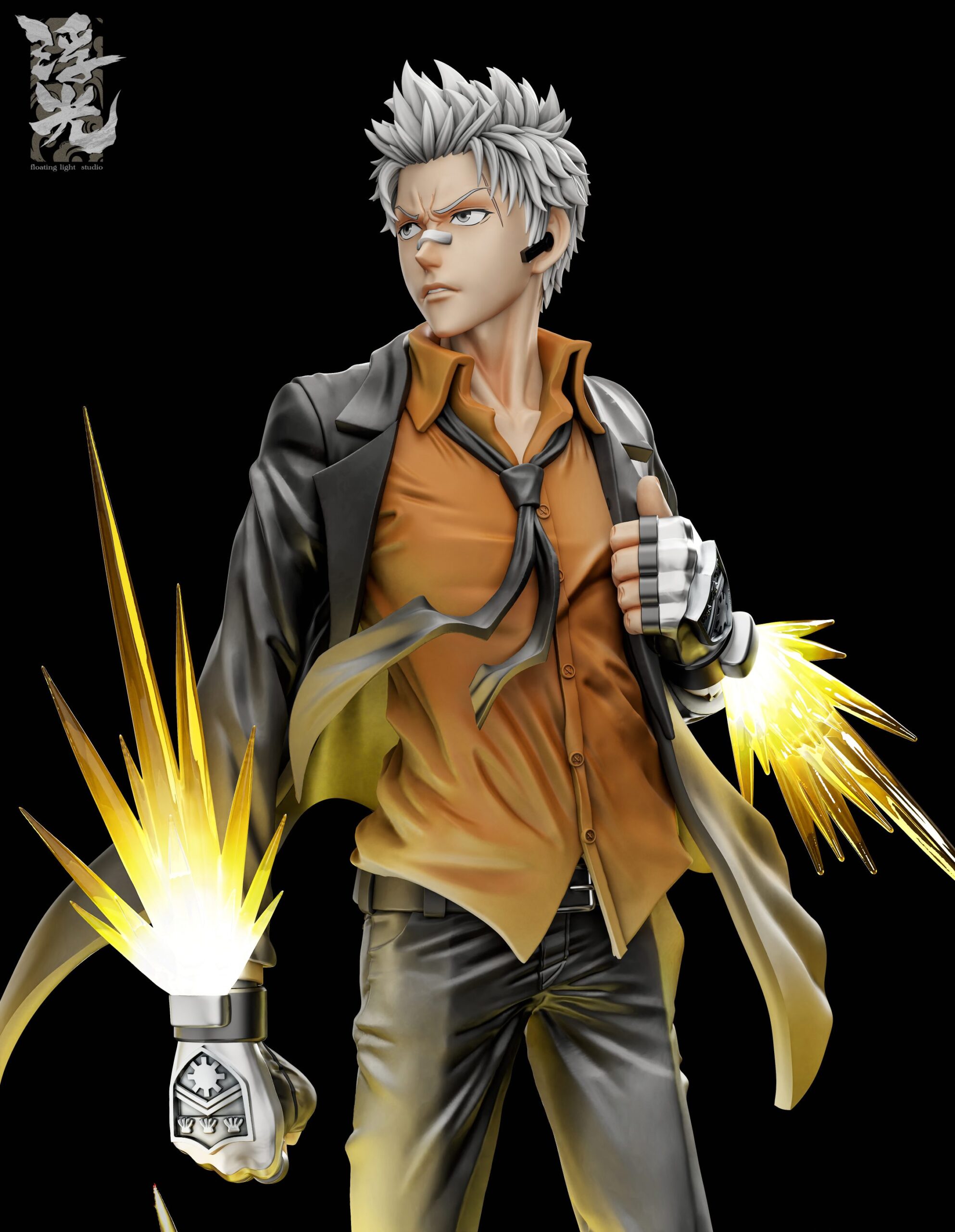 Bending Light Studio Katekyo Hitman Reborn! Sasagawa Ryohei Statue
