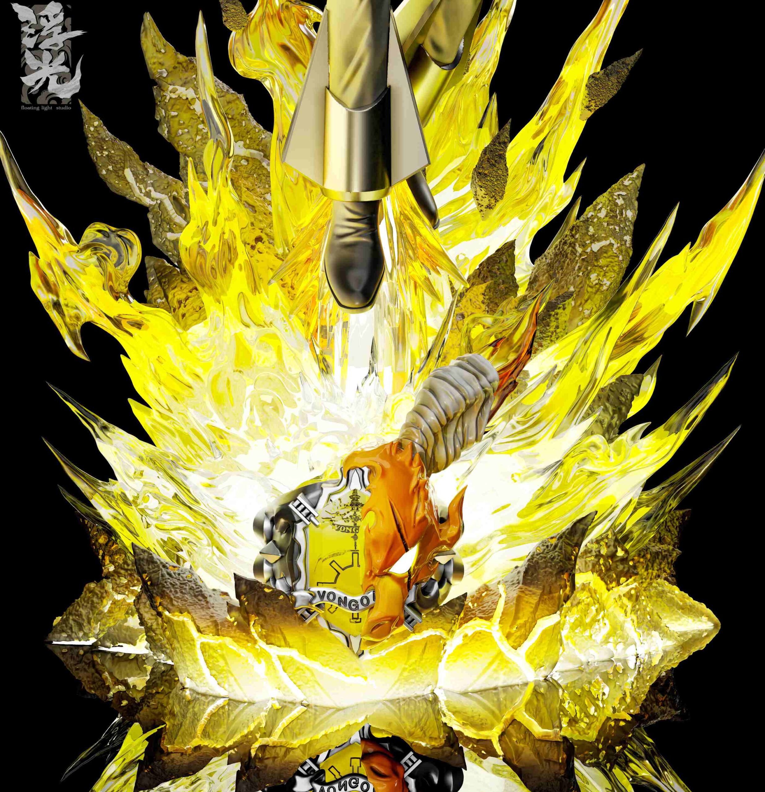 Bending Light Studio Katekyo Hitman Reborn! Sasagawa Ryohei Statue