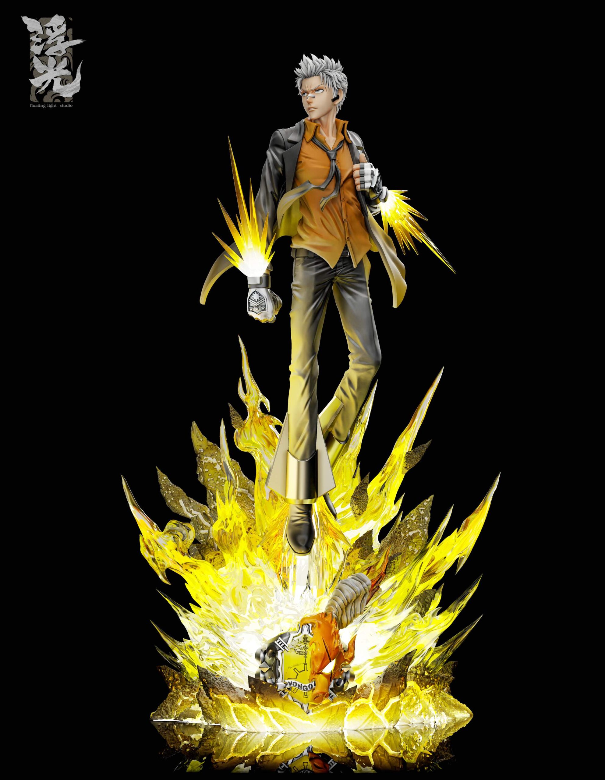 Bending Light Studio Katekyo Hitman Reborn! Sasagawa Ryohei Statue