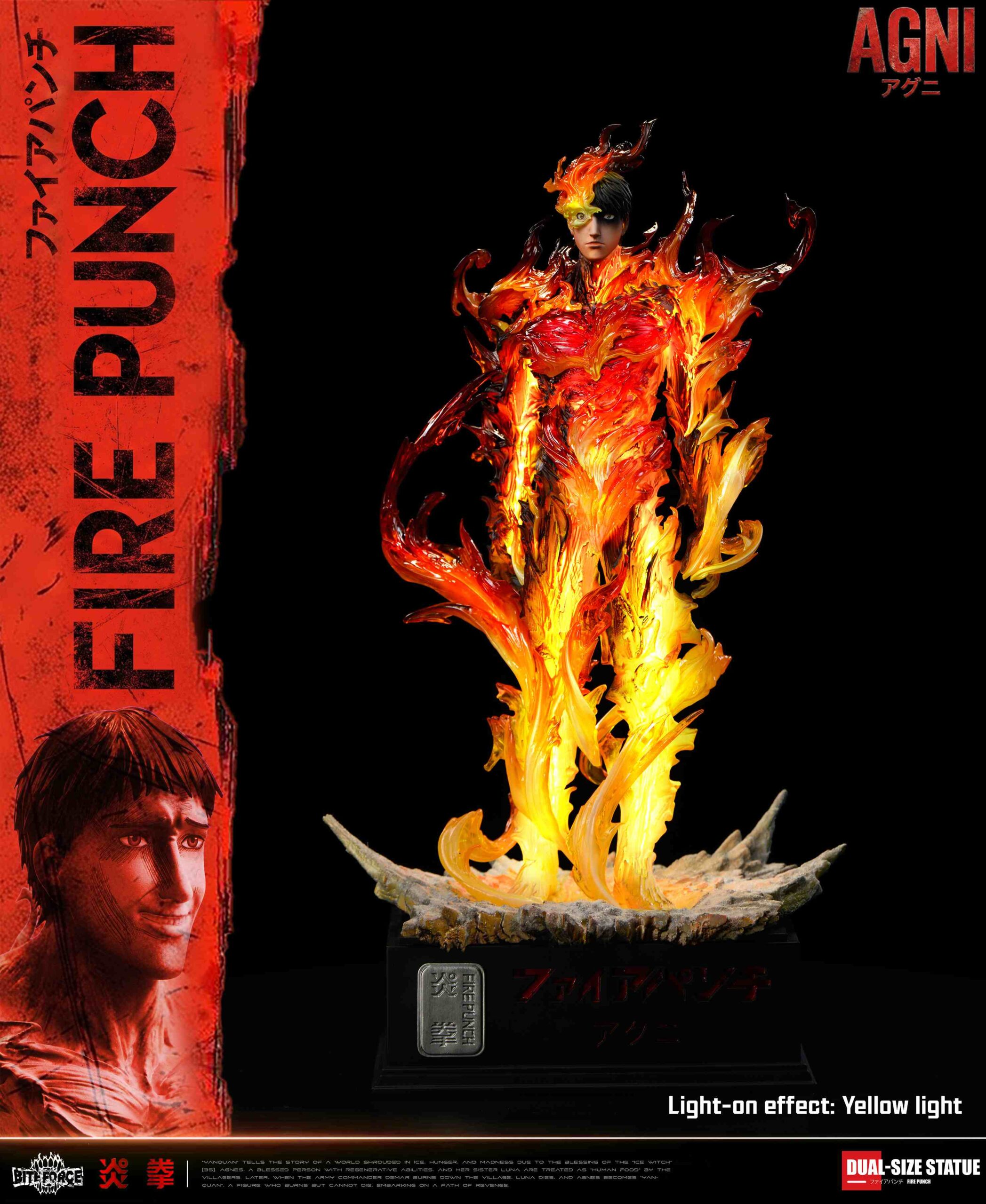 BiteForce Studio Fire Punch Agni Statue