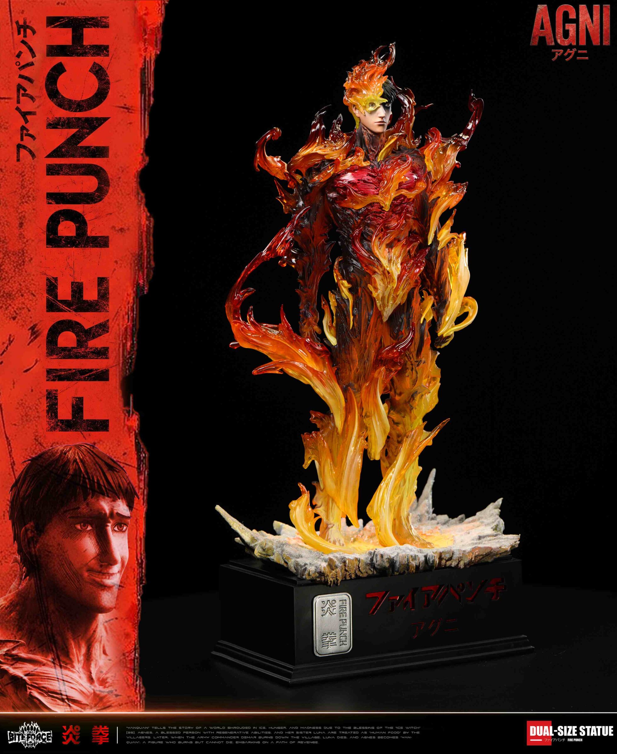 BiteForce Studio Fire Punch Agni Statue
