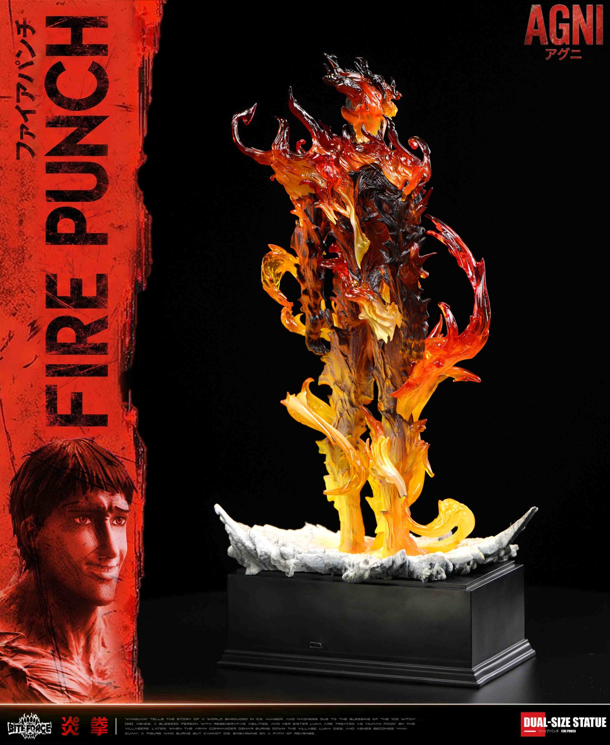 BiteForce Studio Fire Punch Agni Statue