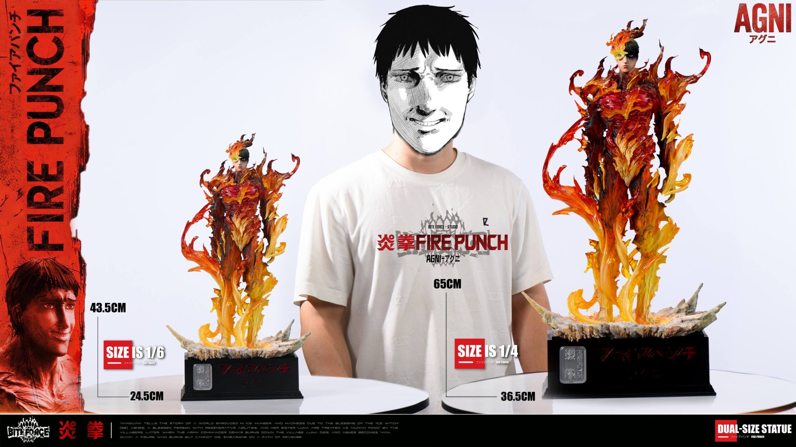 BiteForce Studio Fire Punch Agni Statue
