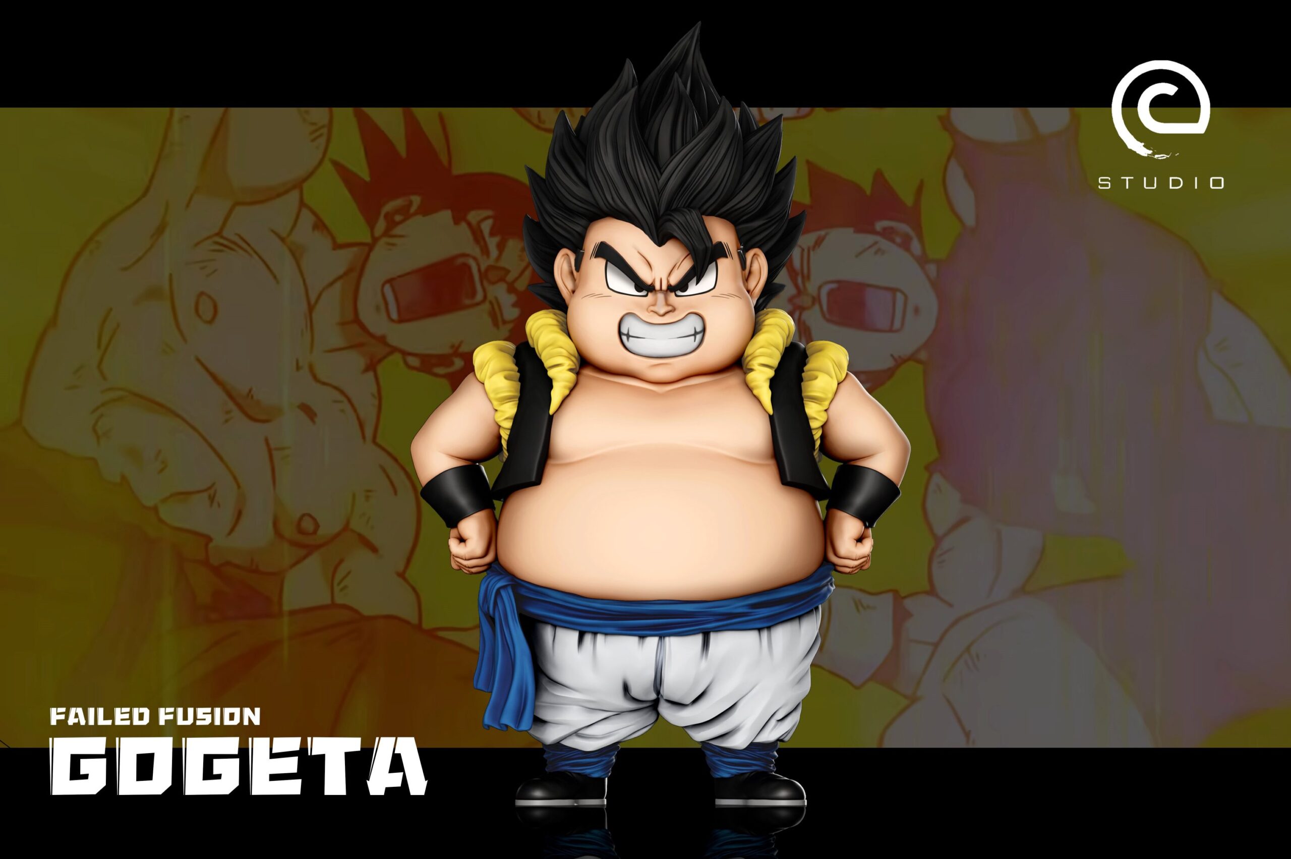 C-Studio – Dragon Ball Z Fat Gogeta & Skinny Gogeta Statue