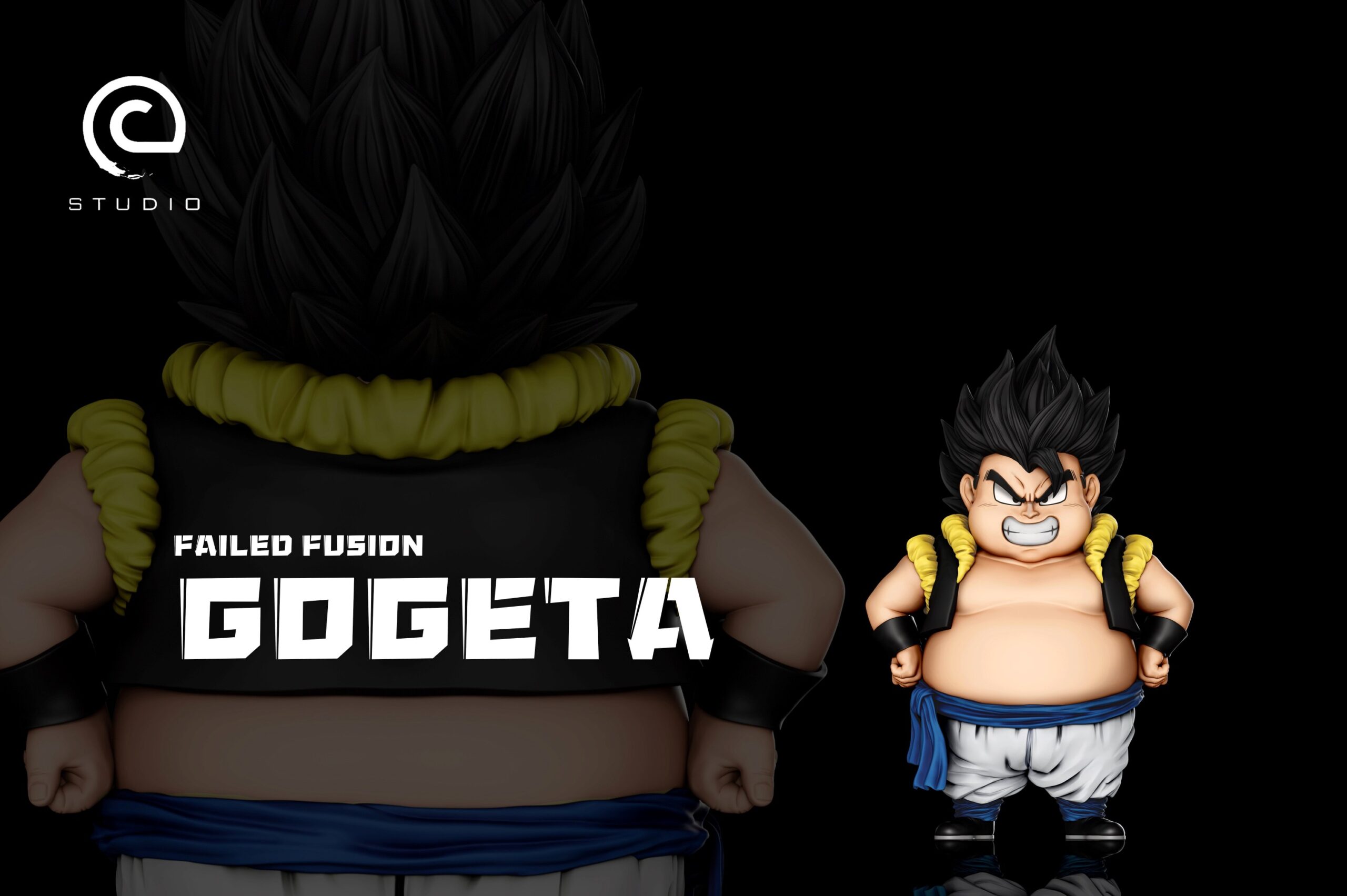 C-Studio – Dragon Ball Z Fat Gogeta & Skinny Gogeta Statue