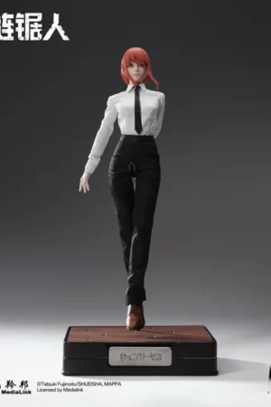 # INART Chainsaw Man Makima 1/6 Scale Collectible Figure MAG037 **INART** presents the **1/6 Scale Makima Collectible Figure**, inspired by the hit manga and anime series **“Chainsaw Man.”** This premium articulated collectible recreates **Makima**, one of the most iconic and mysterious characters in the *Chainsaw Man* universe. Known for her calm presence, elegant appearance, and overwhelming charisma, Makima is brought to life through INART’s high-end craftsmanship, combining realistic materials, detailed sculpting, and sophisticated costume design. Featuring a combination of **PVC, ABS, metal, silicone, and real fabric**, this 1/6 scale figure delivers an immersive collector experience with lifelike textures and a refined presentation suitable for serious anime figure enthusiasts. --- # 📦 Product Information * **Manufacturer:** INART * **Production Company:** INART * **Product Name:** CHAINSAW MAN Makima 1/6 Scale Collectible Figure MAG037 * **Series:** *Chainsaw Man* * **Character:** Makima * **Product Type:** Articulated Collectible Figure * **Scale:** 1/6 Scale * **Material:** PVC + ABS + Metal + Silicone + Real Fabric * **Size with Base:** Approx. W14cm × D11cm × H30.6cm * **Size without Base:** Approx. W8cm × D4.4cm × H27.6cm * **Shipping Date:** Q1 2027 --- # ✨ Product Features * Official INART premium collectible figure. * Inspired by Makima from *Chainsaw Man*. * 1/6 scale articulated figure with realistic proportions. * Uses high-quality materials including silicone and real fabric. * Detailed costume recreation with premium tailoring. * Features metal components for enhanced realism. * Designed for high-end anime figure collectors. * Includes a specially designed display base. --- # 🎨 Design Highlights ## 🐍 Capturing Makima’s Mysterious Authority Makima is one of the most unforgettable characters in *Chainsaw Man*, recognized for her composed personality, elegant appearance, and powerful presence. INART recreates her iconic image with: * Realistic facial sculpting. * Carefully crafted hairstyle details. * Accurate suit and costume design. * Elegant body proportions. * A sophisticated character presentation. The figure perfectly reflects Makima’s unique combination of beauty, confidence, and mystery. --- ## 🧵 Premium Materials & Realistic Details INART’s attention to material selection elevates this collectible beyond traditional action figures. The combination of: * **Silicone elements** for realistic texture. * **Real fabric clothing** for authentic costume appearance. * **Metal parts** for enhanced durability and detail. * **PVC and ABS components** for precision sculpting. creates a premium display piece with a realistic collector-focused finish. --- # ⭐ Collector Appeal The **INART Chainsaw Man Makima 1/6 Scale Collectible Figure MAG037** is an essential addition for fans of *Chainsaw Man* and high-end articulated figures. Perfect for: * *Chainsaw Man* collectors. * Makima fans. * INART figure enthusiasts. * 1/6 scale collectible collectors. * Premium anime display collections. With its realistic materials, detailed craftsmanship, and commanding character presence, this Makima figure brings one of the most iconic characters from **Chainsaw Man** to life as a stunning centerpiece for any collection.
