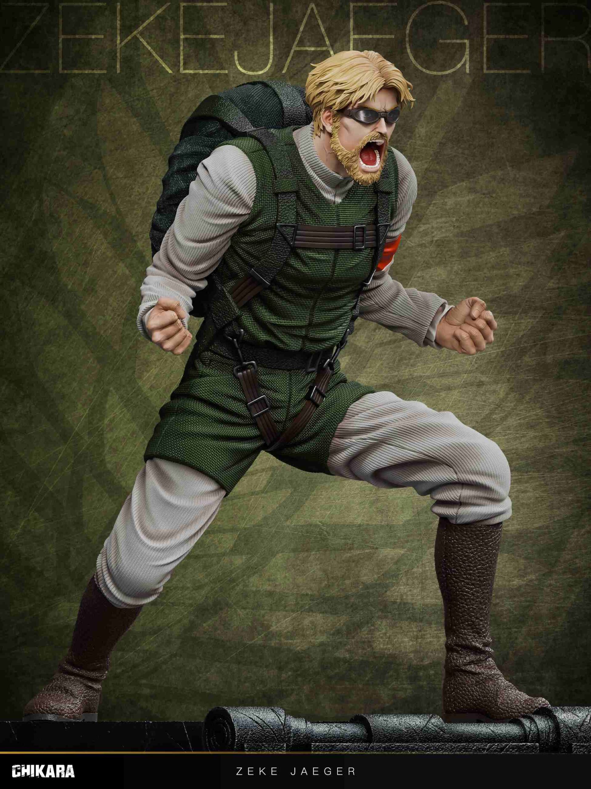 CHIKARA Studio – Attack On Titan Zeke Jaeger Statue