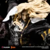 # Figurama Collectors Castlevania: Symphony of the Night Alucard & Richter 1/6 Scale Statue Celebrate one of the greatest action RPGs of all time with the **Castlevania: Symphony of the Night – Alucard & Richter 1/6 Scale Statue** from **Figurama Collectors**. This museum-quality collectible recreates the legendary confrontation between **Alucard** and **Richter Belmont**, combining breathtaking sculpting, premium materials, and dramatic storytelling in an impressive centerpiece worthy of the iconic Castlevania franchise. Standing over **90cm tall**, this massive limited-edition statue is designed for serious collectors seeking the ultimate Castlevania display piece. --- # 📦 Product Information * **Studio:** Figurama Collectors * **Product Name:** Castlevania: Symphony of the Night – Alucard & Richter * **Product IP:** Castlevania * **Characters:** Alucard & Richter Belmont * **Product Type:** Premium Polystone Statue * **Scale:** 1/6 * **Materials:** Polystone, PVC, Metal Diecast * **Estimated Size:** Approx. H91 × W51 × D45 cm * **Limited Edition:** 850 Pieces Worldwide * **Estimated Shipping:** Q2 2026 *(based on the provided information)* --- # 🎁 Package Contents * Alucard & Richter Main Statue ×1 * Premium Display Base ×1 * Exclusive A3 Art Print ×1 * Certificate of Authenticity ×1 --- # ✨ Product Features * Officially inspired by **Castlevania: Symphony of the Night**. * Massive 1/6 scale display exceeding 90cm in height. * Crafted from premium Polystone with PVC and Metal Diecast components. * Features both Alucard and Richter Belmont in a dramatic battle composition. * Includes an exclusive A3 collectible art print and numbered certificate. * Limited worldwide production of only **850 pieces**. --- # 🎨 Design Highlights ## 🦇 The Ultimate Symphony of the Night Showdown Few moments in gaming history are as memorable as the clash between **Alucard**, the son of Dracula, and **Richter Belmont**, the legendary vampire hunter. Figurama recreates this iconic encounter with remarkable attention to detail, capturing: * Alucard's elegant yet intimidating presence. * Richter's fearless combat stance. * Dynamic movement throughout the composition. * A cinematic battle frozen in time. Every angle tells part of the story, making the statue feel like a scene lifted directly from the classic game. --- ## ⚔️ Masterpiece-Level Sculpting This premium collectible showcases Figurama's renowned craftsmanship through: * Highly detailed character likenesses. * Intricate costume and armor textures. * Flowing capes and dynamic fabric movement. * Finely sculpted weapons and accessories. * Rich environmental elements integrated into the display base. The use of **Polystone, PVC, and Metal Diecast** enhances both realism and structural quality. --- ## 🏰 A Grand Display Piece Standing **91cm tall**, this is far more than a standard collectible—it is a true centerpiece. The large-scale composition delivers: * Exceptional visual impact. * Museum-quality presentation. * Rich storytelling through environmental design. * A premium display worthy of the Castlevania legacy. Whether displayed in a dedicated collection room or as the highlight of a gaming display, it commands immediate attention. --- # ⭐ Why You'll Love It The **Figurama Collectors Castlevania: Symphony of the Night – Alucard & Richter 1/6 Scale Statue** is one of the most ambitious Castlevania collectibles ever produced. With its monumental size, premium materials, cinematic composition, exclusive collector bonuses, and worldwide limitation of only **850 pieces**, this statue is a dream collectible for **Castlevania fans, Symphony of the Night enthusiasts, and high-end statue collectors** seeking a museum-quality masterpiece.