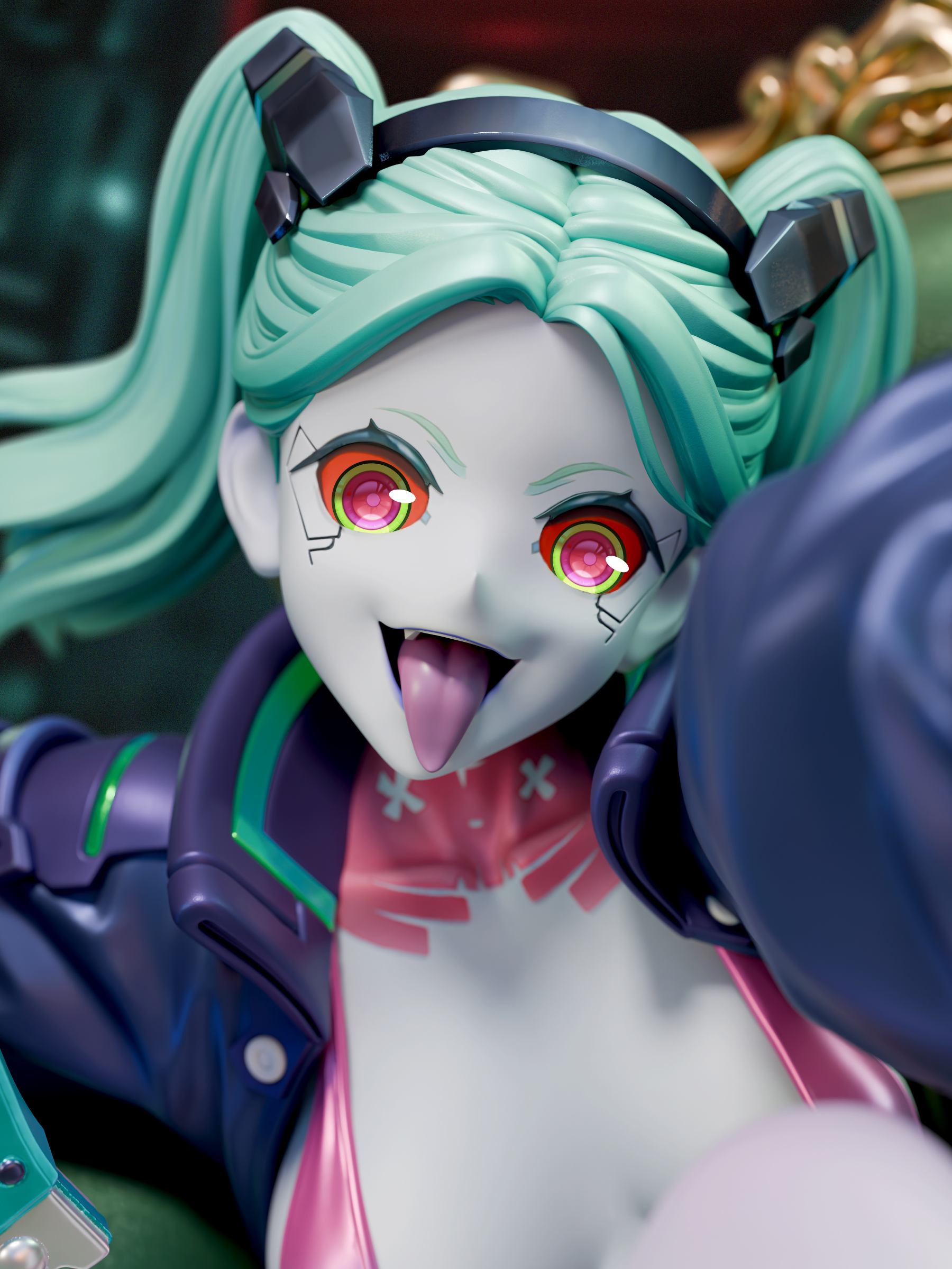 Cyberpunk Edgerunners Rebecca 14 Scale Statue – daoying Studio