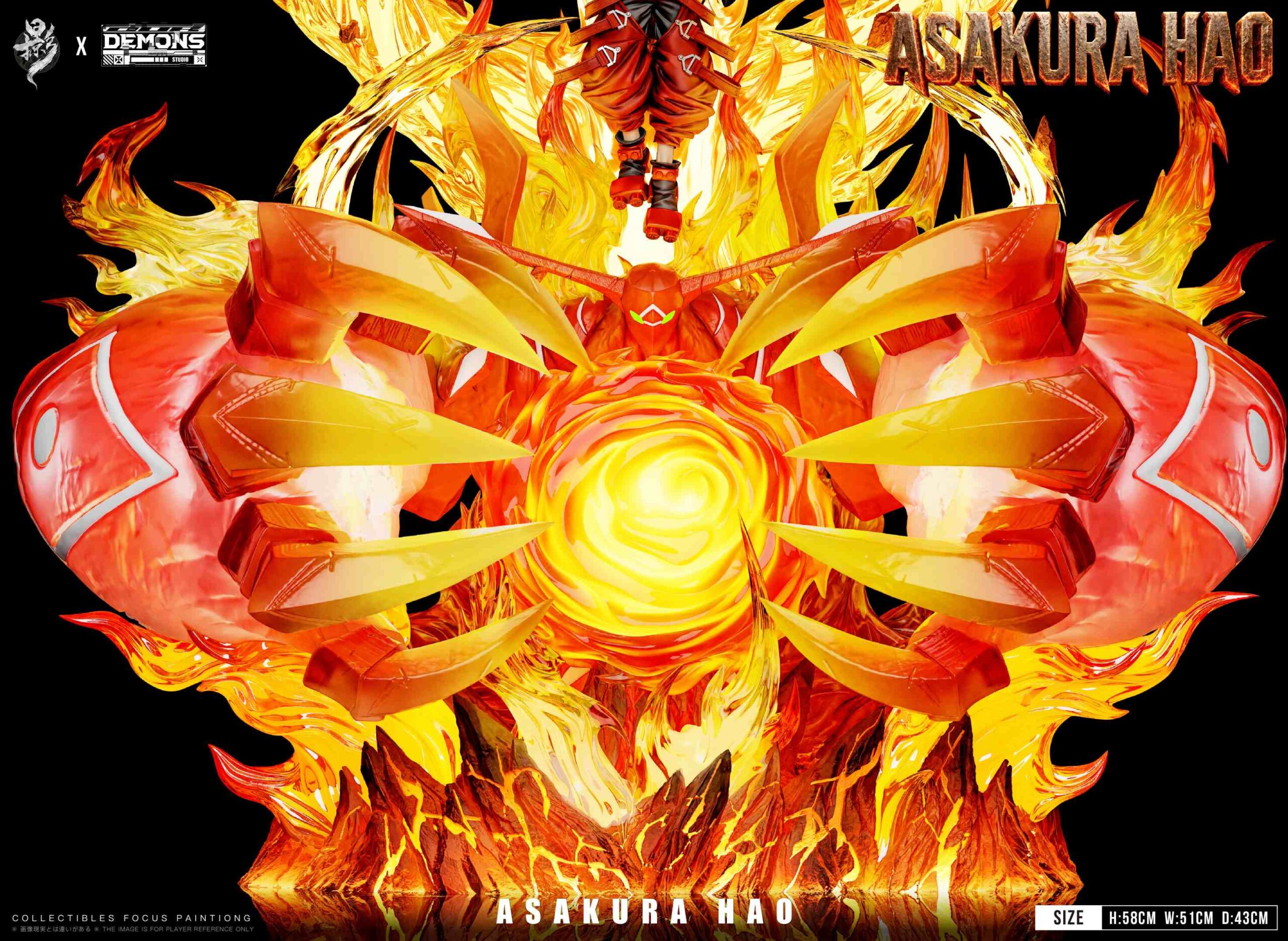 DEMONS Studio × LueYing Studio Shaman King Asakura Hao Statue