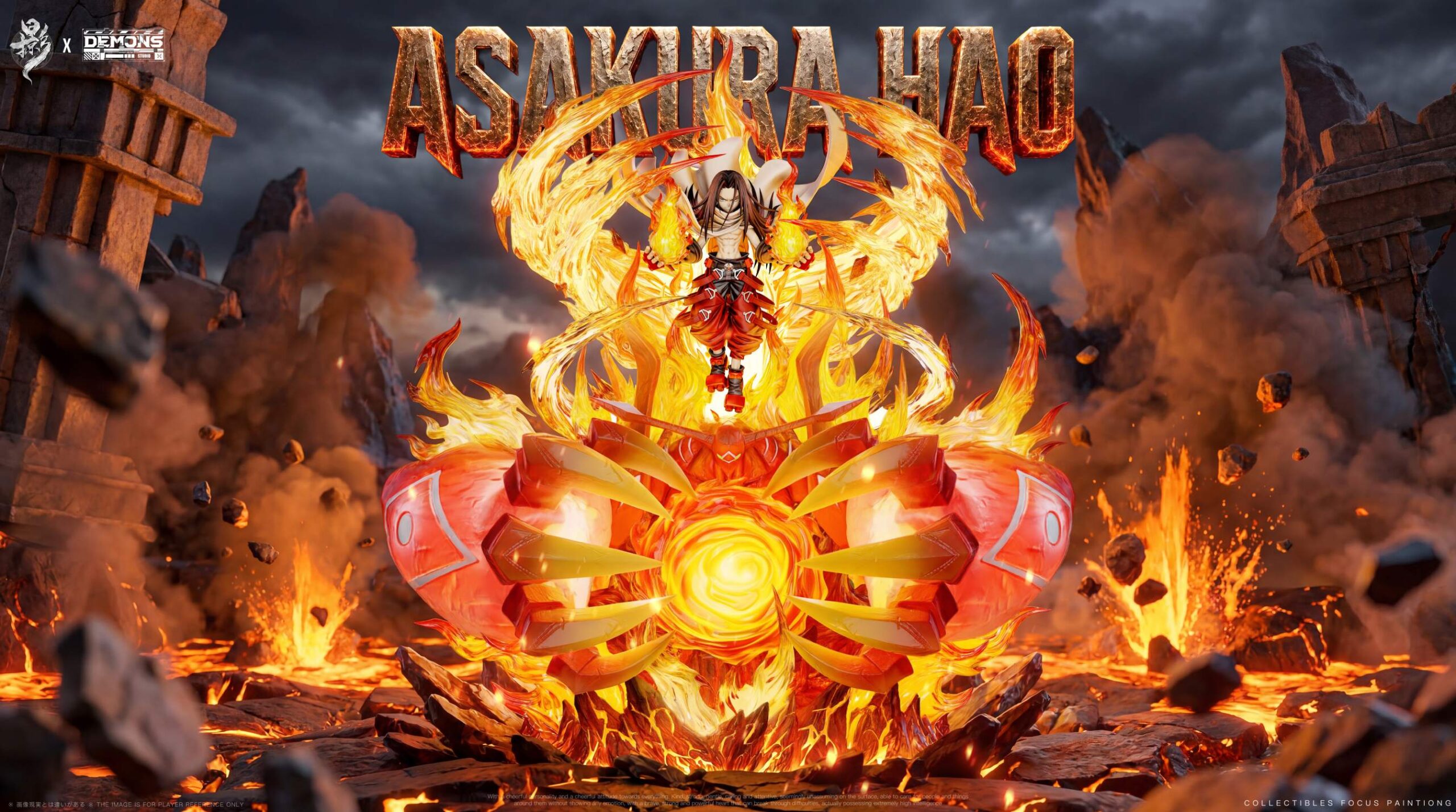 DEMONS Studio × LueYing Studio Shaman King Asakura Hao Statue