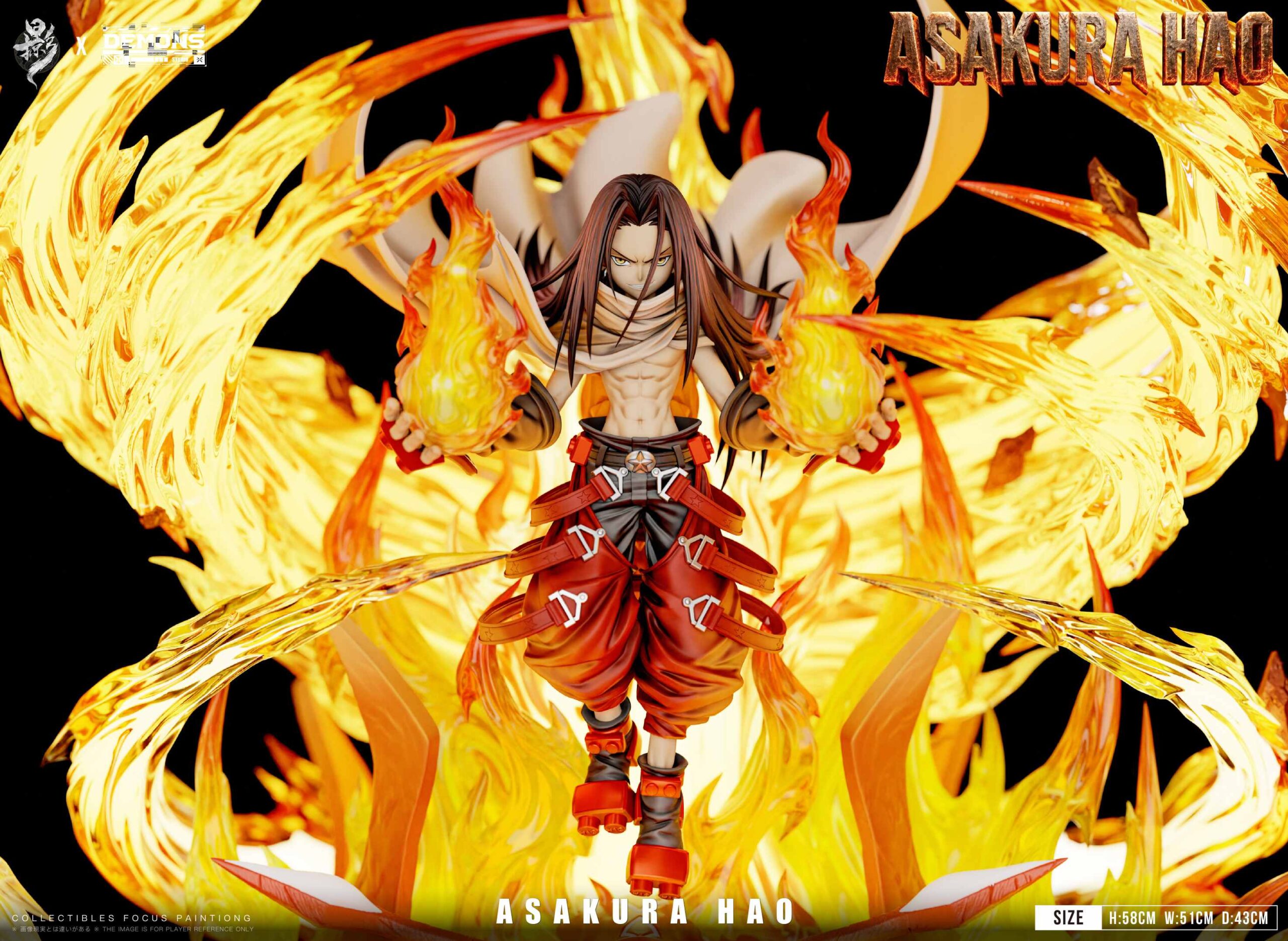 DEMONS Studio × LueYing Studio Shaman King Asakura Hao Statue